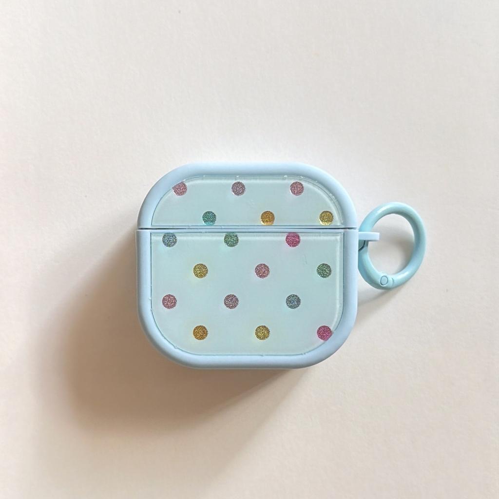 Retro Niche Color Polka Dots for AirPods Pro1 Generation 1 Generation 1 Generation Bluetooth Headset Case Case