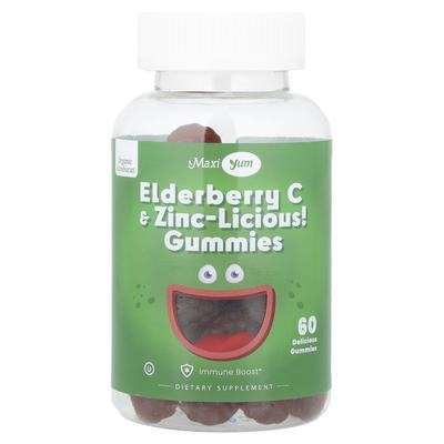 Elderberry C and Zinc-Licious! Gummi Jelly, 60 Gummies