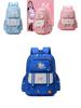 Stylish Cartoon Pattern Large Capacity School Backpack For 3-6 Grade Students