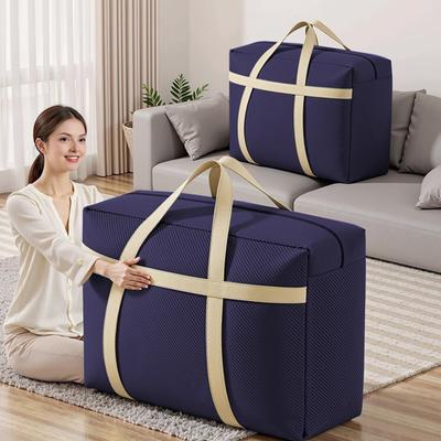 Quilt-Aufbewahrungstasche mit stabilem Reißverschluss, verstärkten Griffen, wasserdichtem, reißfestem Stoff, Quilt-Aufbewahrungsorganizer