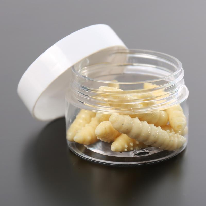 12Pcs Floating Worm Lures 1.1G/38Mm Trout Fishing Soft Lure Shrimp-Scented Bait Artificial Silicone Trout Plastic Baits