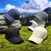 New Summer Waterproof Mesh Baseball Cap For Men Outdoor Sun Protection Breathable Nylon Hat