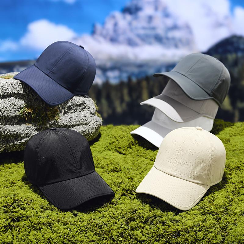 New Summer Waterproof Mesh Baseball Cap For Men Outdoor Sun Protection Breathable Nylon Hat