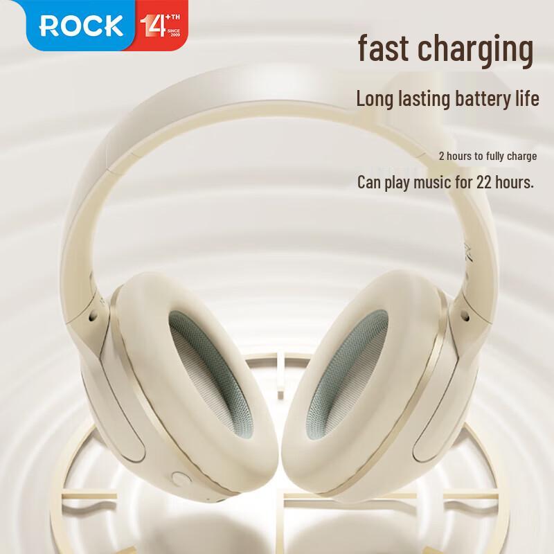 ROCK RAU0773 Bluetooth Active Noise Cancelling Ear-Clip Headphones