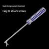 Mini Short-Handled Phillips & Flathead Screwdriver for Game Console Repair
