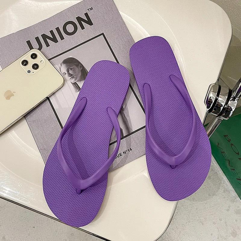 Fashion Summer Flip-flops Women'S Slippers Flat Sandals Home Color EVA Lightweight Shoes For Women Casual Slippers Drop Shipping 2025