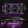 4x Waterproof Colorful Chassis Lamp 5050 SMD 210 Model  Flexible LED Strip Under
