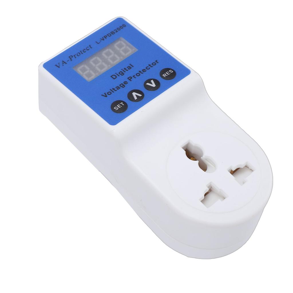 Voltage Surging Protector 20A Adjustable Safe Electrical Protect Power Socket with Digital Display UK Plug