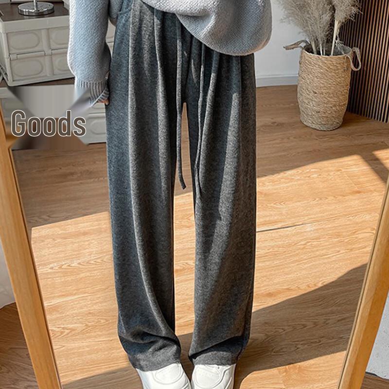JOHLIN DREAM Women s Drape Straight-Leg Casual Pants 2XL