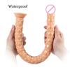 50CM Overlength Scaly Pattern Anal Plug Dildos with Suction Cup Soft Anal Dilator Phallus Masturbator Sex Toy Butt Plug Penis Waterproof Easy To Clean