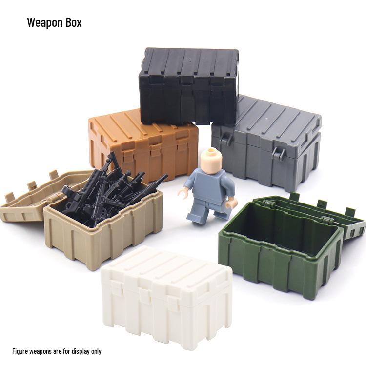 WWII Military Building Blocks: German, British, American, French, Italian Soldiers Toy Set