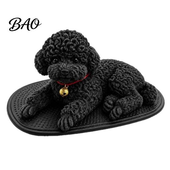 Adults Stress Balls Dog Relief Toy for Car Dashboard Decor, Puppy Squeeze Shaped Decor with Anti-slip Mat, Soft Animal Anti-Anxiety Sensory