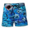 Men's Shark Graphic Prints Swim Trunks Swim Shorts Board Shorts