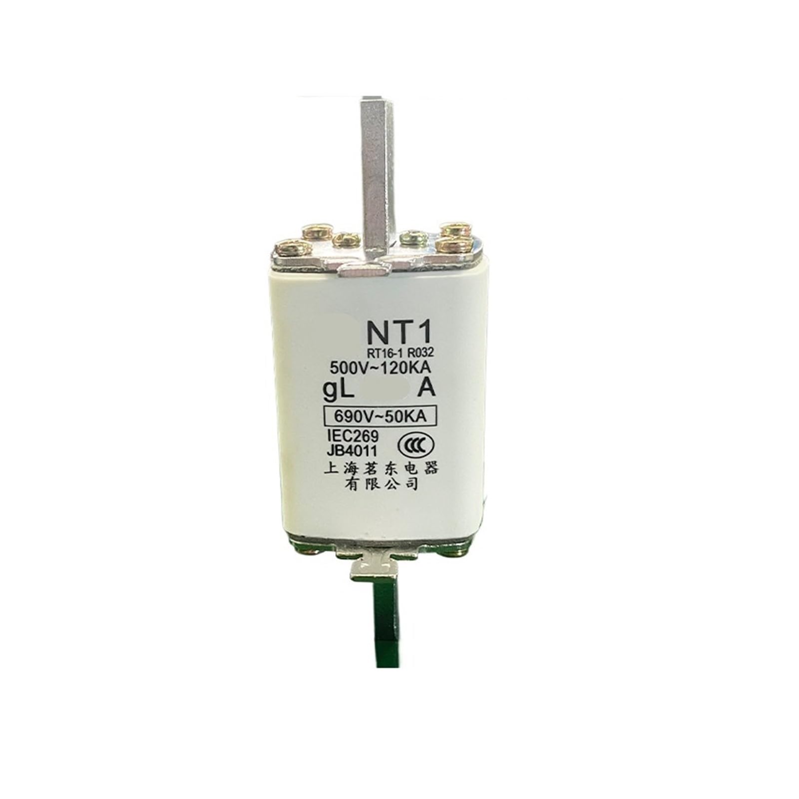 

Запобіжник NT1 RT16-1 L250A200A 180A 160A 125A 100A Плоский запобіжник Сердечник запобіжника (НТ1-180А)