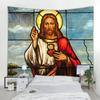 Vienna Christian Church Tapestry Home Boho Decor Witchcraft Wall Art Mural Drop Wall Cloth Christ Lord Angel Wall Tapestry