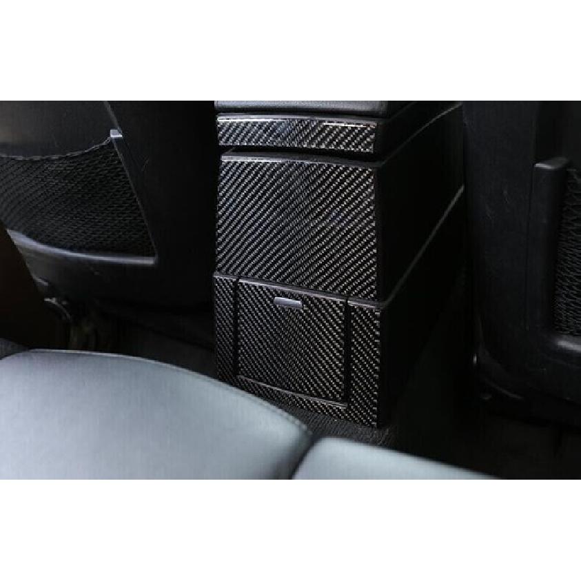 For BMW X3 2006-2010 Real Carbon Fiber Rear Air Outlet Anti-Kick Panel Vent Trim