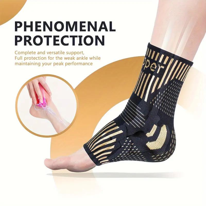 Sports Ankle Protection Copper Fiber Nylon Knitted Ankle Protection Breathable Pressurized Copper Ion  Ankle Protection Ankle and Ankle Protection