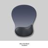 Gradient Simple Thickened Anti-Slip Ergonomic Computer Mouse Pad with Wrist Rest and Silicone Mouse Mat
