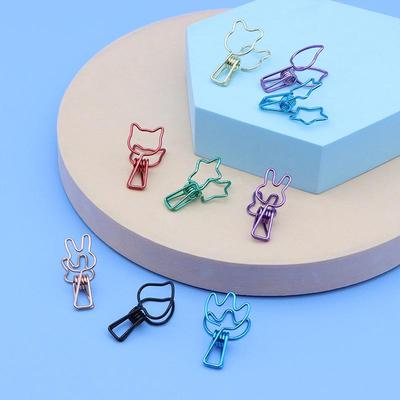 Creative Outdoor Cartoon Light Strip Clips - Metal-Plated Small Fish Shaped Pegs
