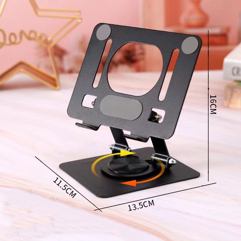 Foldable Rotatable Aluminum Tablet Stand with Heat Dissipation