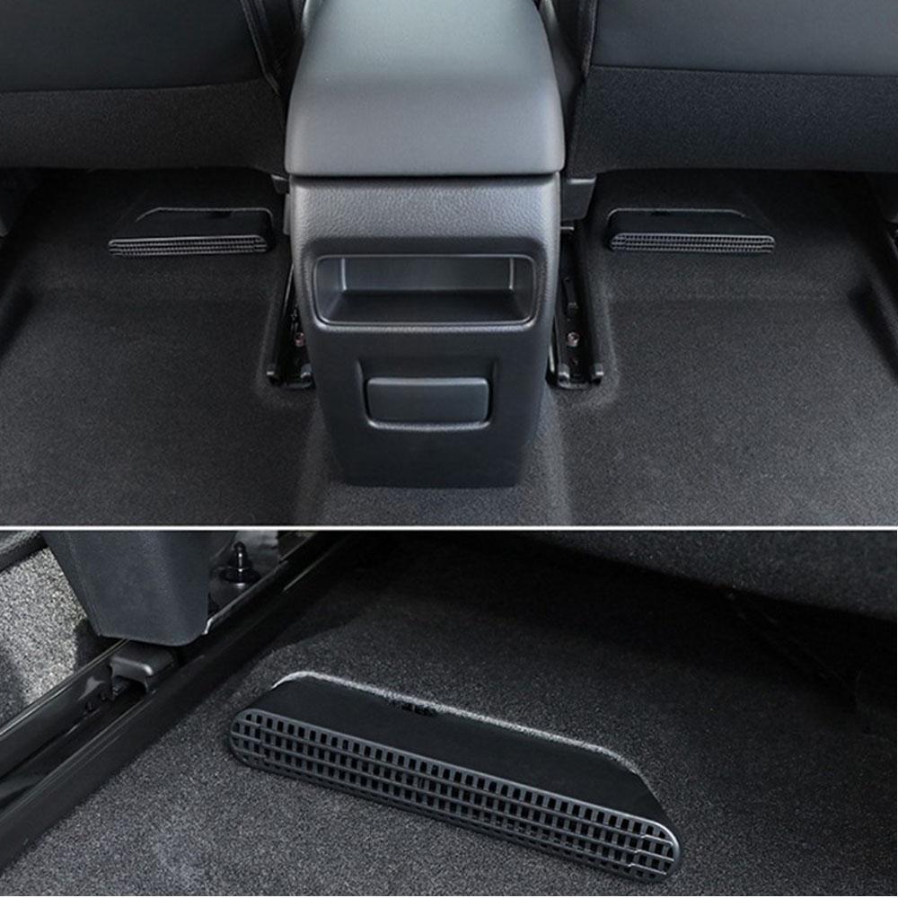 For Toyota Camry 2012-2017 2pcs Car Seat Air Conditioner Outlet Cover Vent Sticker 2013 2014 2015 2016 Car Interior