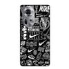Case - Nike - Oppo Reno 11 5G - Graffiti - Black and White - Flexible