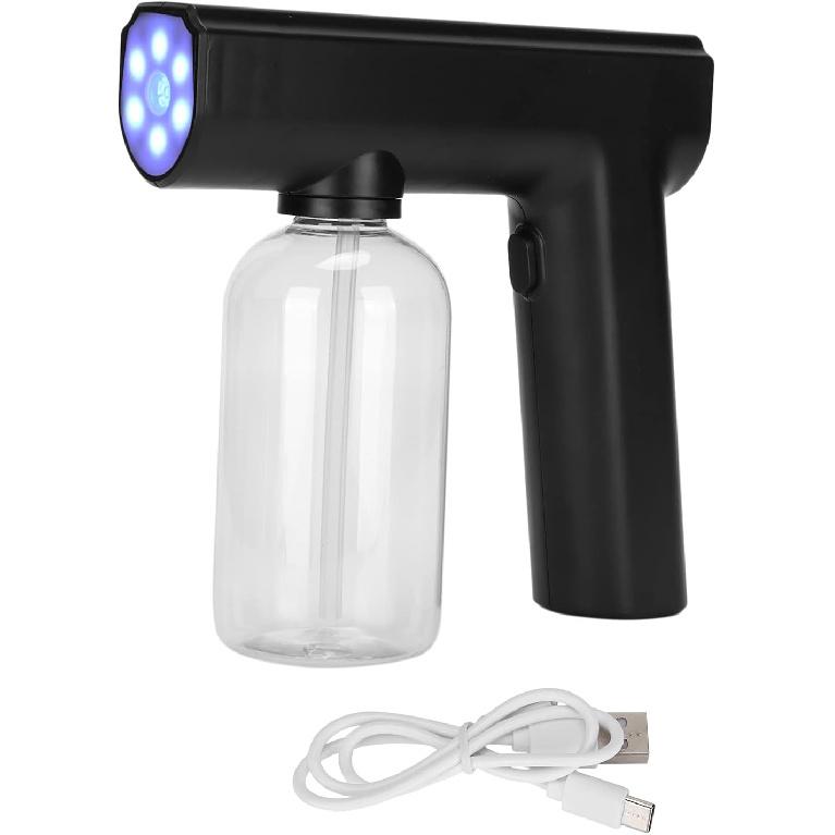 Electric Mist Atomizer Sprayer Gun - Handheld Portable Rechargeable Fogger, Nanometer Machine for Home, Office, School, Hotel