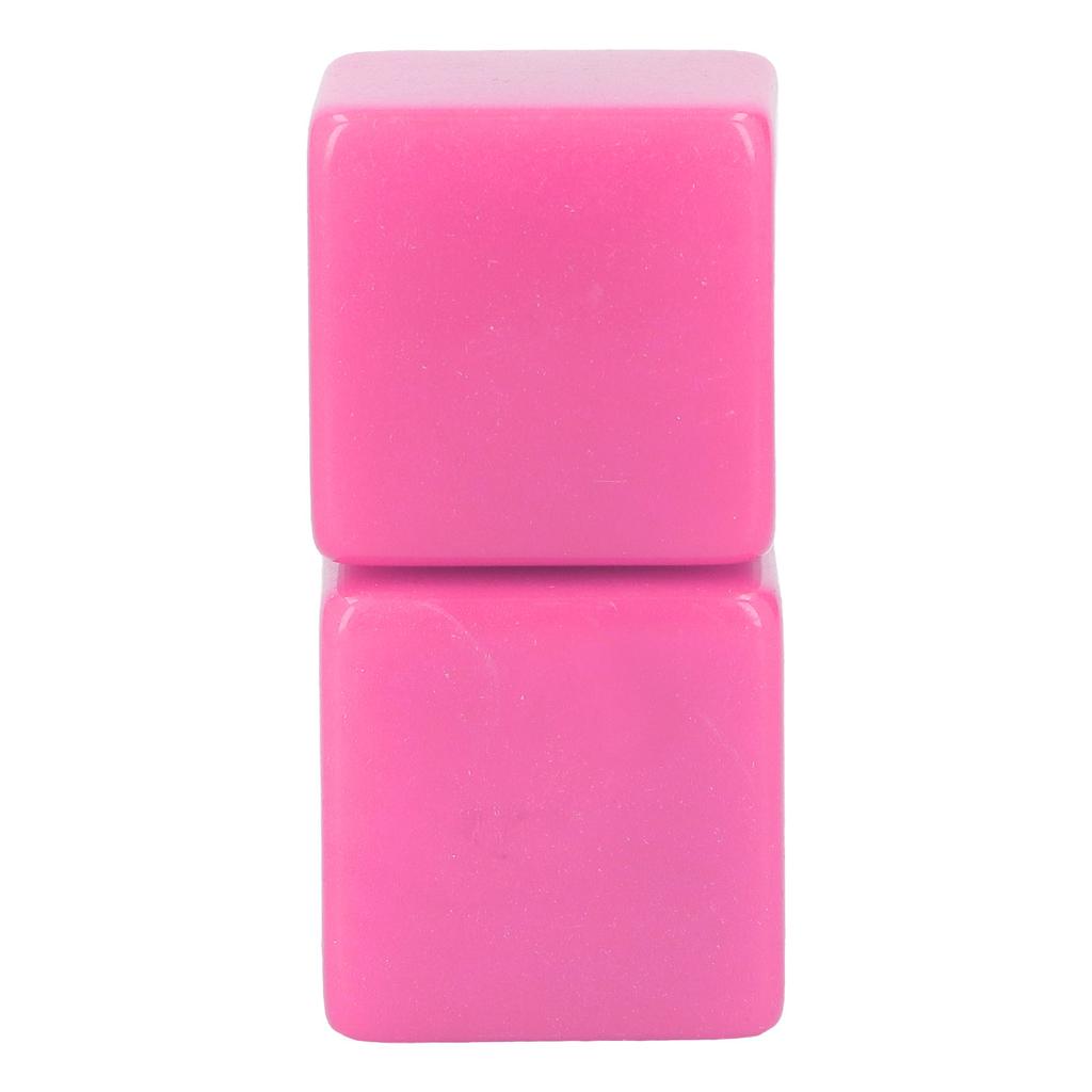 6 st. Blankt Tärningsset Rätvinkliga Plast Hexaedriska Kuber Klassrum Brädspel DIY Matematik Räkning Undervisning Partyfavorit