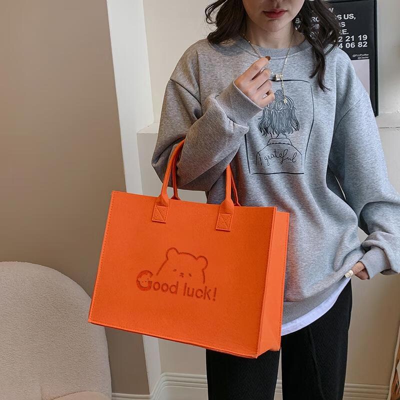 HANDUNYOU Войлочная сумка-тоут