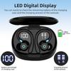 TWS K09 Wireless Bluetooth Earbuds Dual Ear Digital Display In-Ear Headphones Business Sports Noise Reduction Bluetooth Earbuds