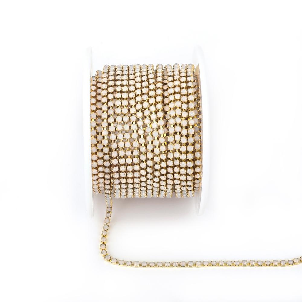 Weichen Specializes In Protein Color Electrophoresis Claw Chain Ceramic Single Row Rhinestone Chain Diy Jewelry Accessories Clothing Accessories