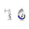 Moments 925 Sterling Silver BIS Hallmarked Small Stud Earrings for Women and Girls