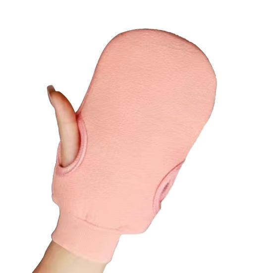 Bath Towel with Painless Scrub Design Three-Finger Separation Easy Grip Exfoliating Mitt Easy To Clean Bath Accessories