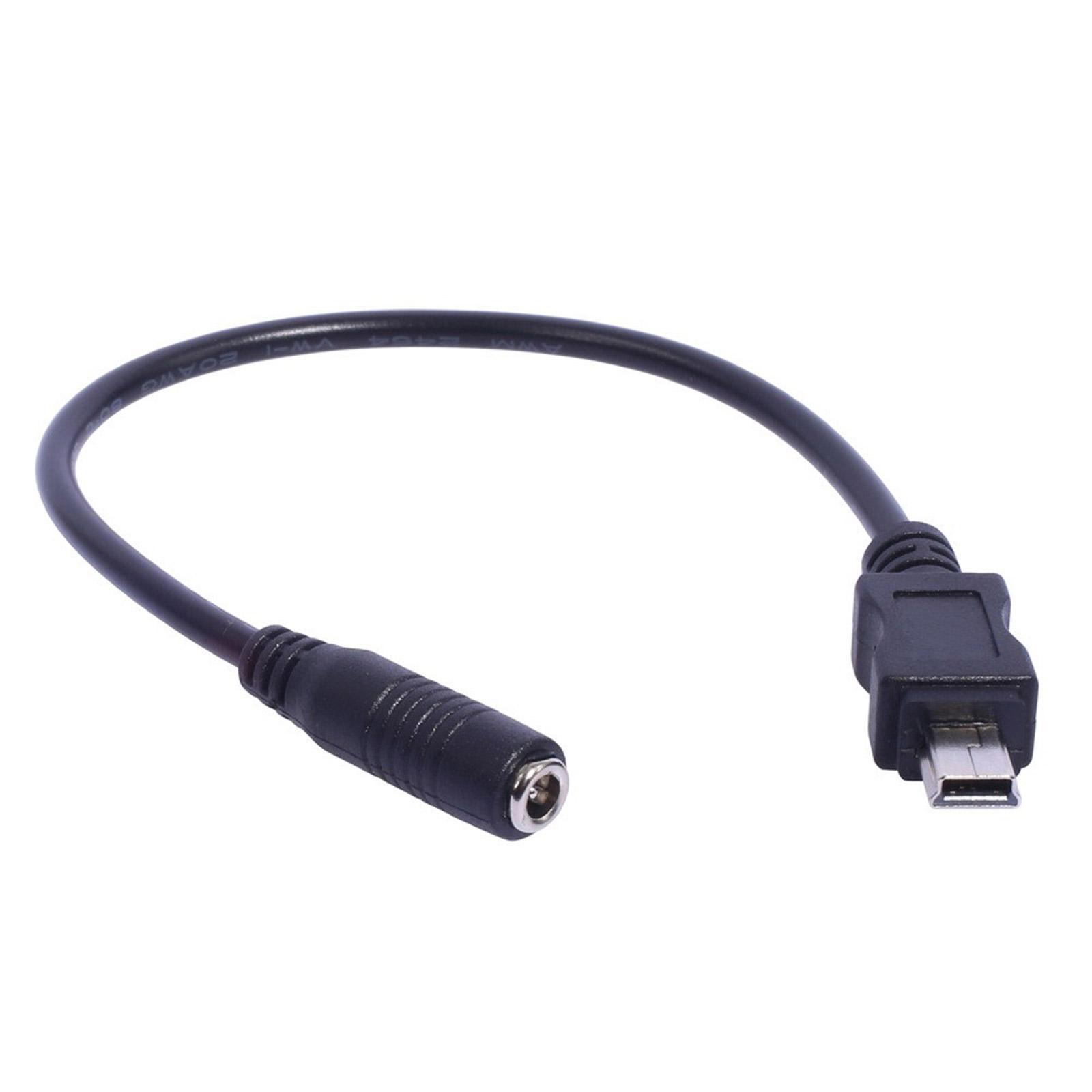 

Кабель для зарядки Mini USB DC3.5x1.35mm Female to Mini USB Male Converter Connector Cable 22AWG 20 см Длина