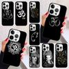 Aum Om Yoga Symbol Hindu Fitness Phone Case for iPhone 17 Air 16 16e 15 Plus for Apple 13 11 12 14 Pro Max Cover Coque