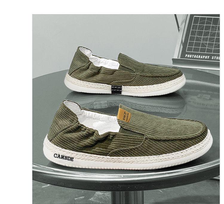 Herren Sommerschuhe aus Netzstoff zum Hineinschlüpfen, atmungsaktiv, rückenfrei, aus Canvas