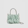 2026 New Mini Rhinestones Portable Pleated Bag Socialite Style Fashionable Party Slinger Cloud Chain Women's