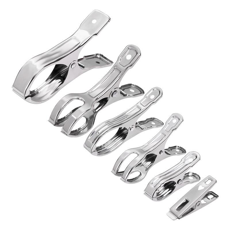 Large Stainless Steel Windproof Quilt and Pants Drying Clip Hanger