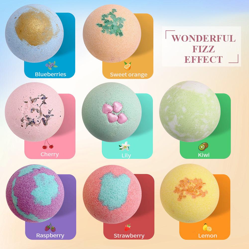 Cross-Border Bath Bomb: Sea Salt Bubble Exploding Bath Ball