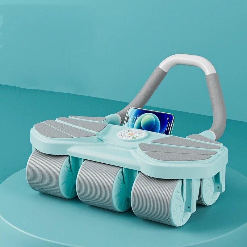 Oujian Automatic Rebound Six-Wheel Abdominal Wheel