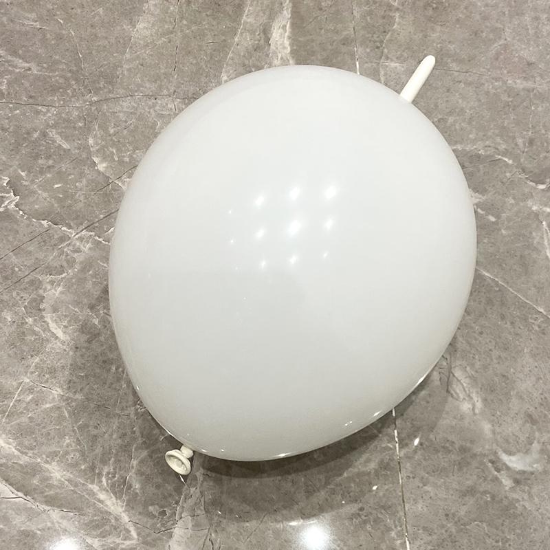 Matte White Latex Balloons - Thick, Pure White, 5" To 18" for Balloon Chains and Decorations