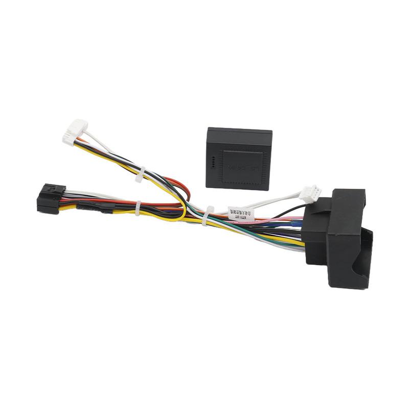 For Ford Mondeo 07-10/Focus 07-11/C-MAX 07-10 Car Stereo Audio 16PIN Android Power Wiring Harness Cable Adapter With Canbus Box