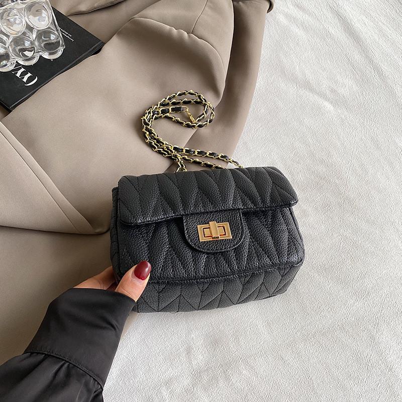 

Chic Minimalist Casual Crossbody Bag For Women Perfect For Summer With Trendy Design And Soft Pu Material чёрный