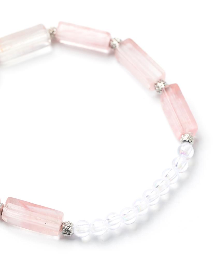 Polalita Rose Tube Crystal Bracelet (Plt-Br-062_Pk)