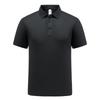 Seamless Ice Silk POLO Shirt For Men With Lapel Short Sleeves For Men With Breathable Ice Feel Polo