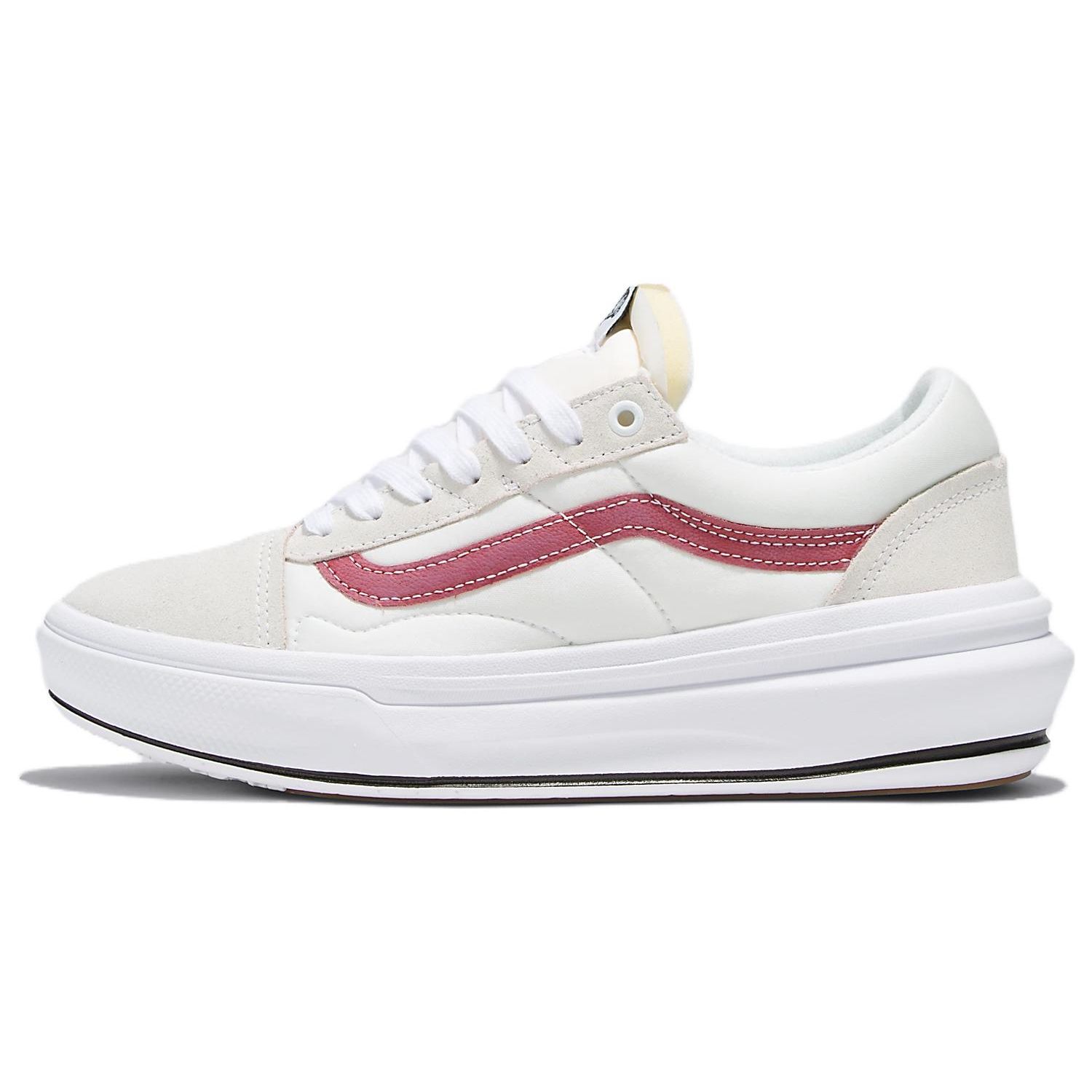 

Vans Old Skool Overt ComfyCush White Red Unisex Sneakers VN0A7Q5ECPE 38.5