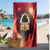 Asciugamano da Spiaggia con Stampa Calcio Nottingham Forest, Asciugamano Grande Morbido Asciugatura Rapida per Spiaggia Campeggio Nuoto