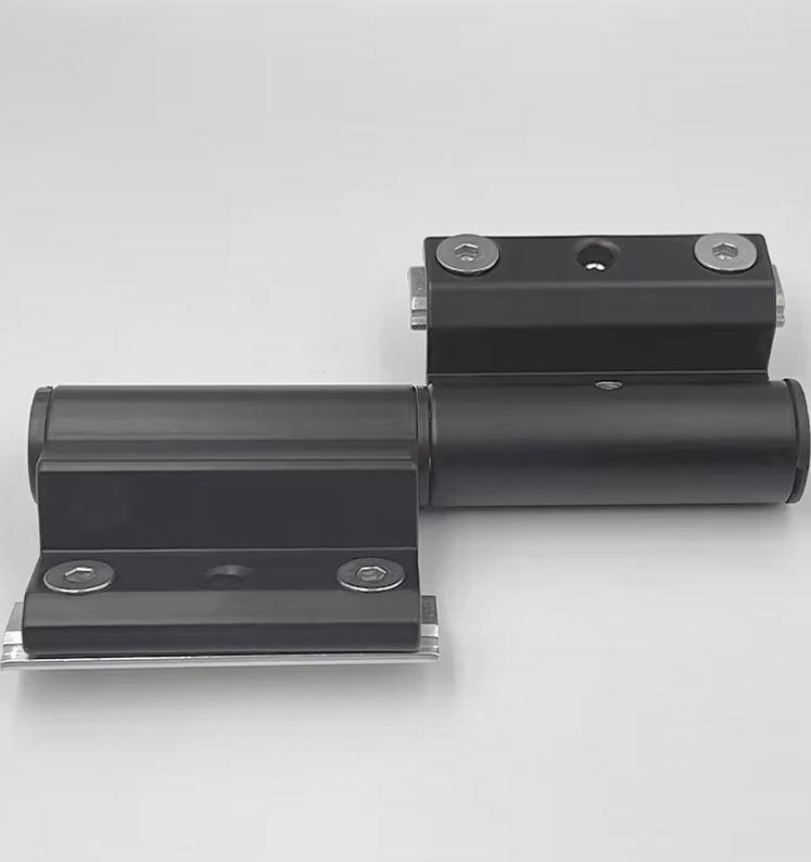 Black Door Hinges Aluminum Profile 50 Lengthened Hinge for for Notch Side Hung Door with the Frame and Sash Standard of 20