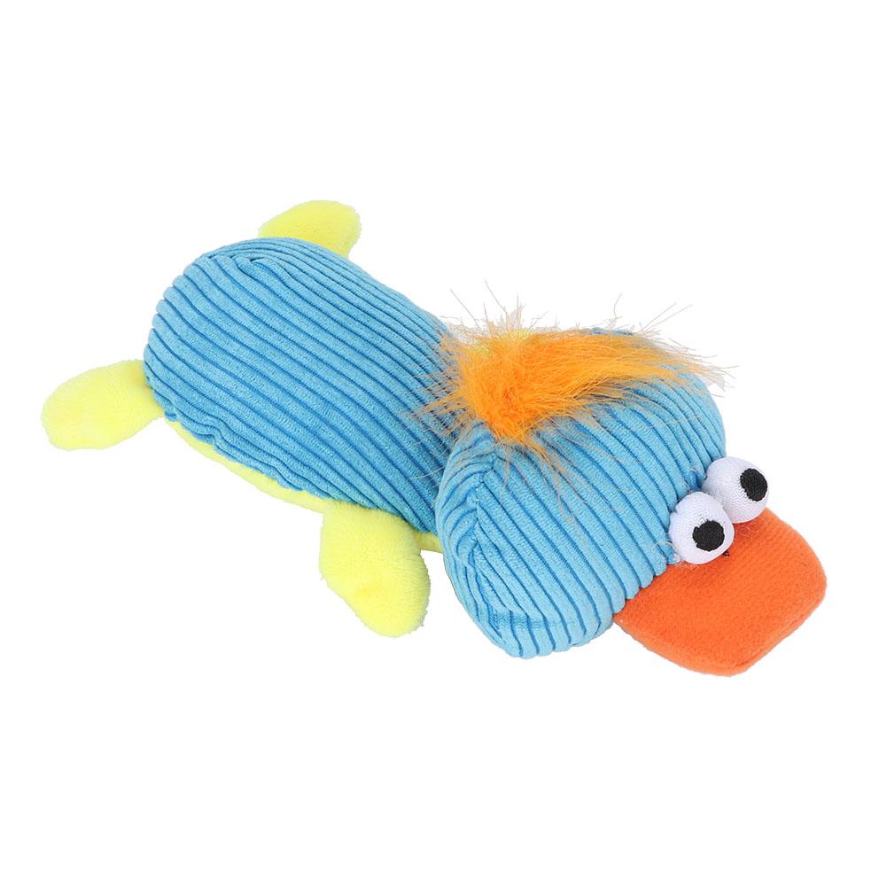 2PCS Set Pet Dog Squeak Chew Toy Soft Plush Duck Monkey Sound Toys