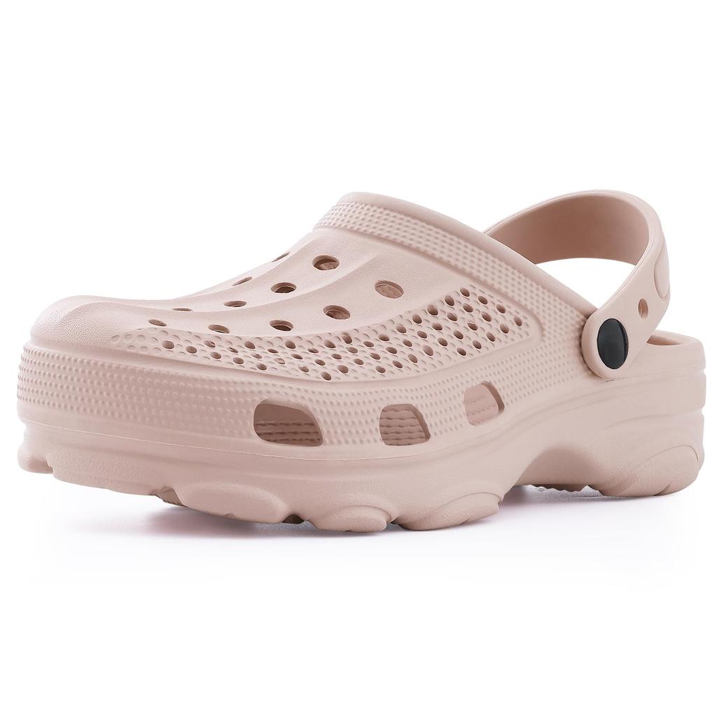 Men's Summer Clogs Slippers with Arch Support Womens Mens Garden EVA Clogs Shoes Unisex Cozy Slip-on Beach Holes Sandals